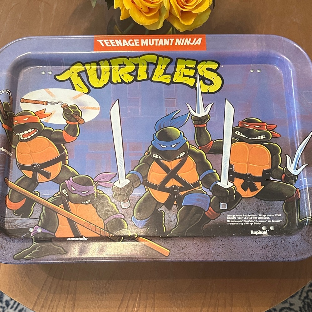 Teenage Mutant Ninja Turtles Kids Toy Tray - Purple TRAY
